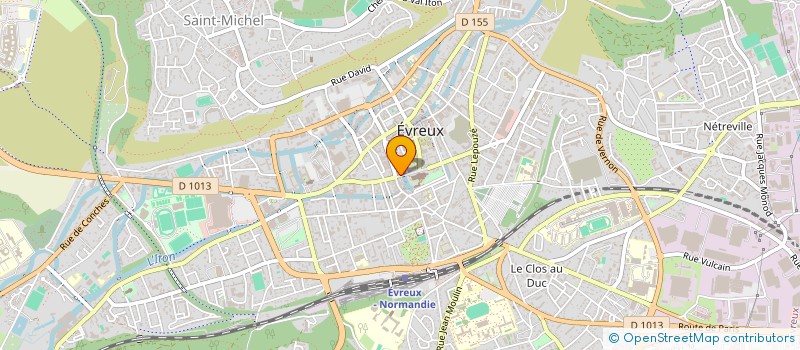 localisation de l'entreprise MONSIEUR HERVE LECORNEY  EVREUX