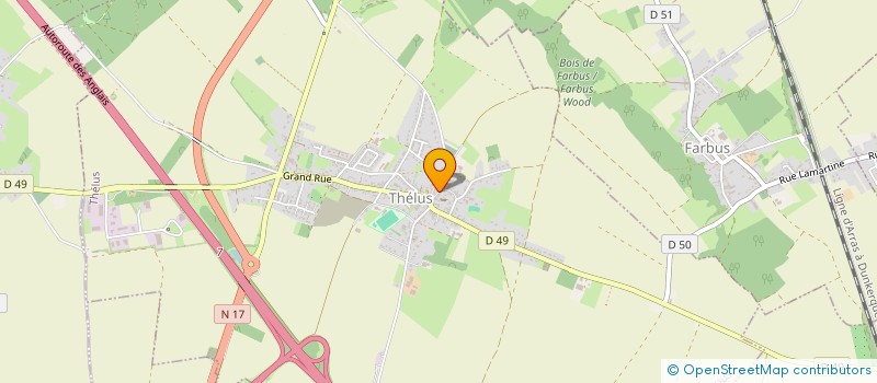 localisation de l'entreprise MONSIEUR HERVE LEFEBVRE  THELUS