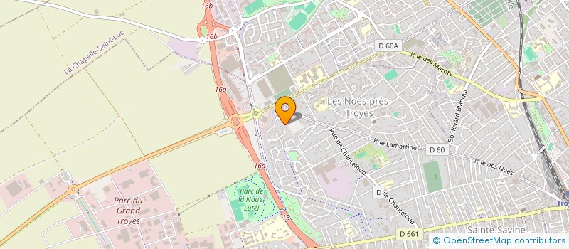 localisation de l'entreprise MONSIEUR HERVE LEFEVRE  SAINTE-SAVINE