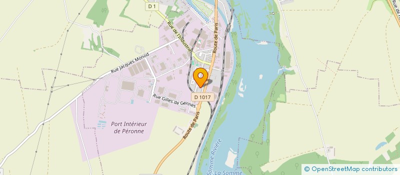 localisation de l'entreprise MONSIEUR HERVE LEFEVRE  PERONNE