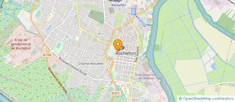 localisation de l'entreprise MONSIEUR HERVE LEFORT à ROCHEFORT