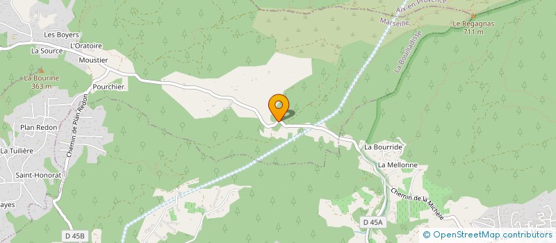 localisation de l'entreprise MONSIEUR HERVE LEGIER  LA BOUILLADISSE