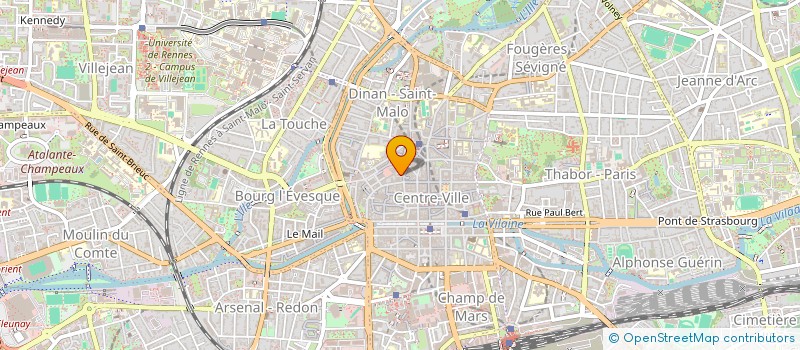localisation de l'entreprise MONSIEUR HERVE LEGROS à RENNES