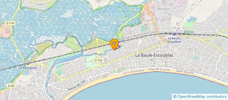 localisation de l'entreprise MONSIEUR HERVE LEHUEDE à LA BAULE-ESCOUBLAC