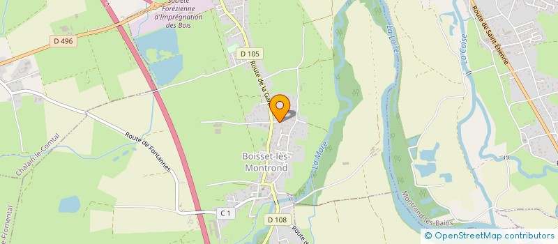 localisation de l'entreprise MONSIEUR HERVE LEJEUNE  BOISSET-LES-MONTROND