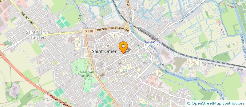 localisation de l'entreprise MONSIEUR HERVE LELEU  SAINT-OMER