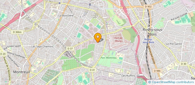localisation de l'entreprise MONSIEUR HERVE LEMAITRE à MONTREUIL