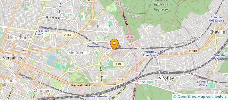 localisation de l'entreprise MONSIEUR HERVE LEMEE à VERSAILLES