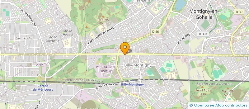 localisation de l'entreprise MONSIEUR HERVE LEMOINE à BILLY-MONTIGNY