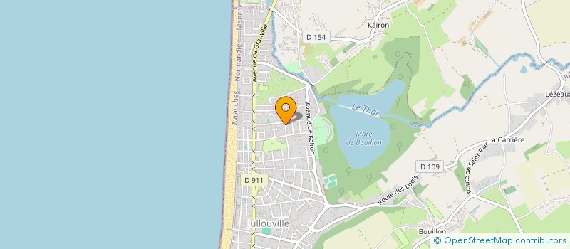 localisation de l'entreprise MONSIEUR HERVE LEMONNIER  JULLOUVILLE