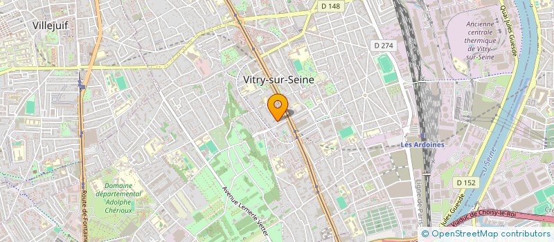localisation de l'entreprise MONSIEUR HERVE LEP à VITRY-SUR-SEINE