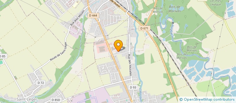 localisation de l'entreprise MONSIEUR HERVE LEPINE  BUCHERES