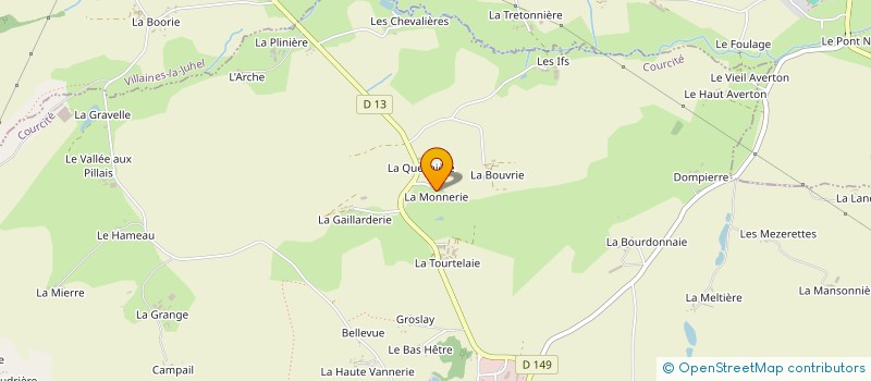 localisation de l'entreprise MONSIEUR HERVE LEROY  SAINT-MARS-DU-DESERT