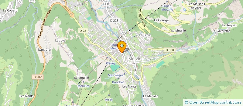 localisation de l'entreprise MONSIEUR HERVE LESOBRE  MORZINE