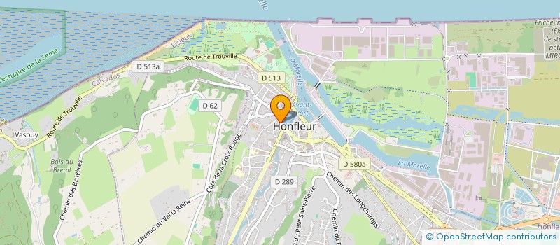 localisation de l'entreprise MONSIEUR HERVE LESTAGE  HONFLEUR