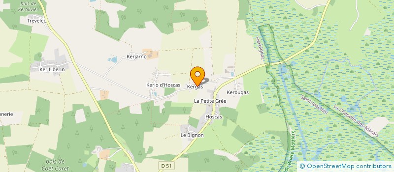 localisation de l'entreprise MONSIEUR HERVE LETERTE à HERBIGNAC