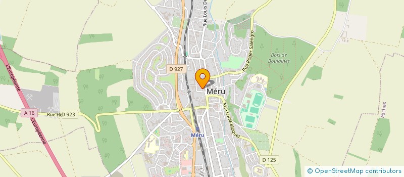 localisation de l'entreprise MONSIEUR HERVE LHOTE  MERU