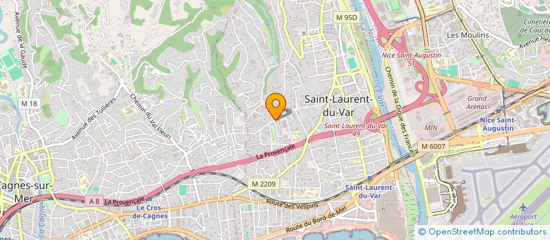 localisation de l'entreprise MONSIEUR HERVE LIBERTALIS à SAINT-LAURENT-DU-VAR