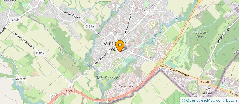 localisation de l'entreprise MONSIEUR HERVE LIGNY à SAINT-GENIS-POUILLY