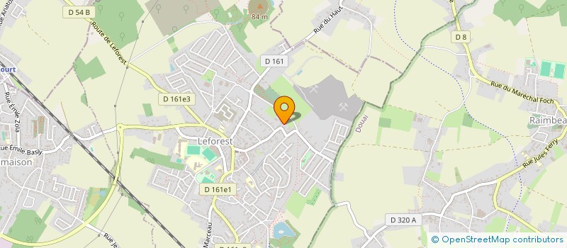 localisation de l'entreprise MONSIEUR HERVE LINGRAND  LEFOREST