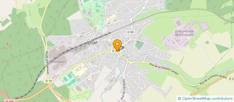 localisation de l'entreprise MONSIEUR HERVE LOMBARD  VITTEL