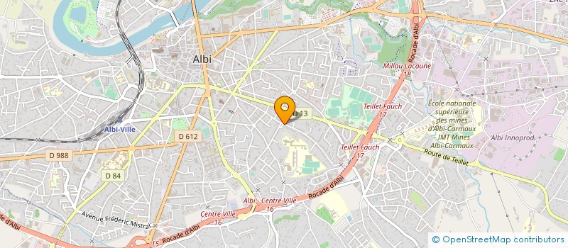 localisation de l'entreprise MONSIEUR HERVE LONCAN  ALBI