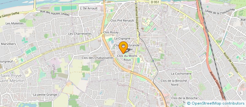 localisation de l'entreprise MONSIEUR HERVE LOPEZ à ORLEANS