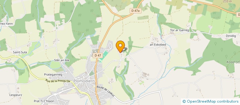 localisation de l'entreprise MONSIEUR HERVE LORANT  PLOMODIERN