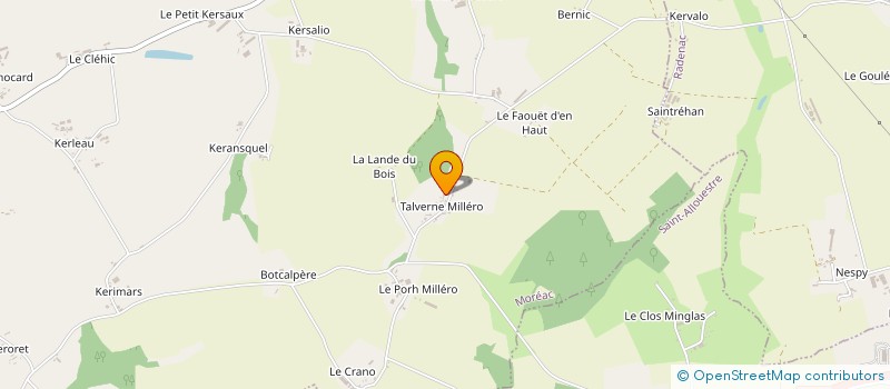 localisation de l'entreprise MONSIEUR HERVE LORIC à MOREAC