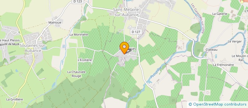 localisation de l'entreprise MONSIEUR HERVE LORILLON  SAINT-MELAINE-SUR-AUBANCE