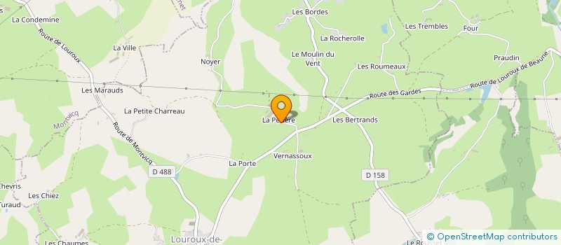 localisation de l'entreprise MONSIEUR HERVE LOT  LOUROUX-DE-BEAUNE