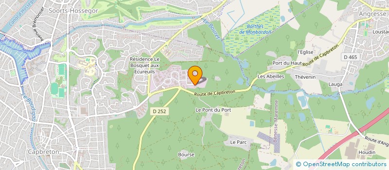localisation de l'entreprise MONSIEUR HERVE LOUSTALOT à CAPBRETON