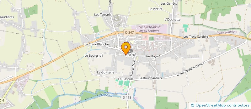 localisation de l'entreprise MONSIEUR HERVE LUCAS  LOIRE-AUTHION