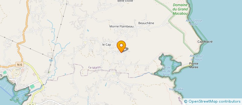 localisation de l'entreprise MONSIEUR HERVE LUCENAY  LE MARIN