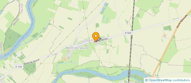 localisation de l'entreprise MONSIEUR HERVE LULLIER  MOUTHIER-EN-BRESSE