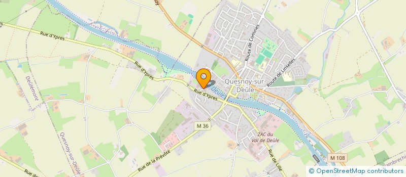 localisation de l'entreprise MONSIEUR HERVE MABRIER à QUESNOY-SUR-DEULE