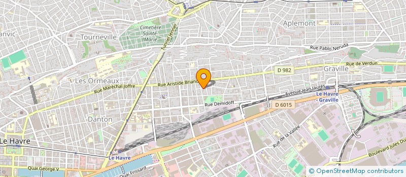 localisation de l'entreprise MONSIEUR HERVE MACE  LE HAVRE