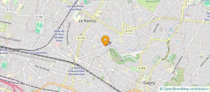 localisation de l'entreprise MONSIEUR HERVE MACHARD à LE RAINCY