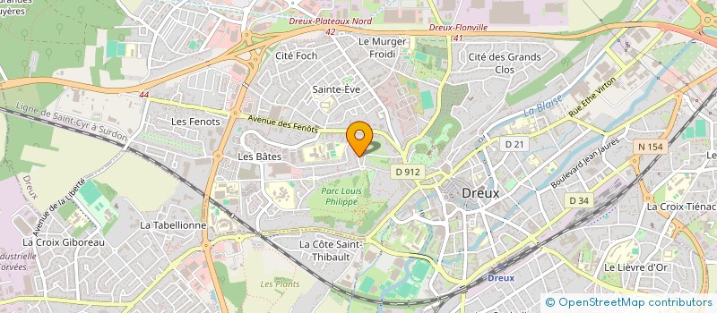 localisation de l'entreprise MONSIEUR HERVE MADEC à DREUX