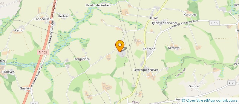 localisation de l'entreprise MONSIEUR HERVE MAGUER  BRIEC