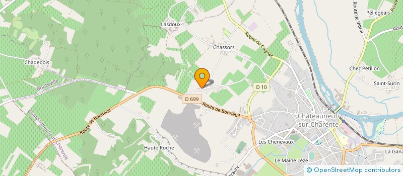 localisation de l'entreprise MONSIEUR HERVE MAGUIER à CHATEAUNEUF-SUR-CHARENTE
