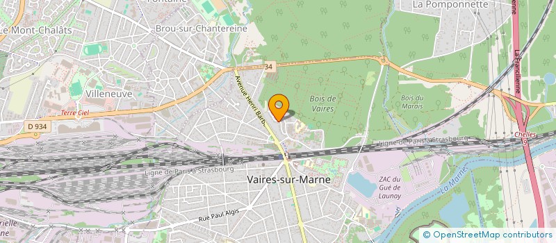 localisation de l'entreprise MONSIEUR HERVE MAIDON  VAIRES-SUR-MARNE