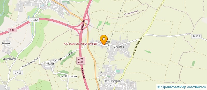 localisation de l'entreprise MONSIEUR HERVE MAIGNET-MAGARD  BEAUREGARD-VENDON