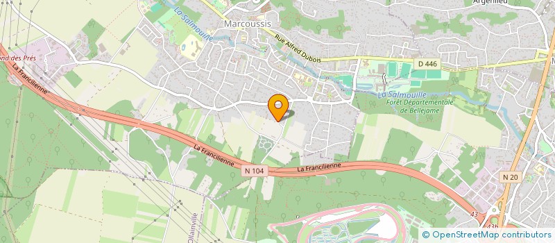 localisation de l'entreprise MONSIEUR HERVE MAILLARD  MARCOUSSIS