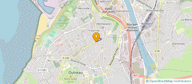 localisation de l'entreprise MONSIEUR HERVE MAILLET à OUTREAU