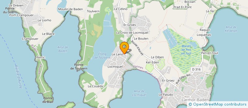 localisation de l'entreprise MONSIEUR HERVE MALRY  BADEN