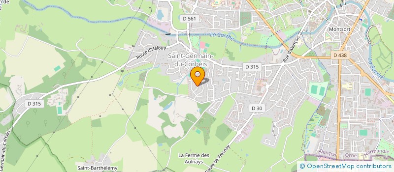 localisation de l'entreprise MONSIEUR HERVE MANGEAS à SAINT-GERMAIN-DU-CORBEIS