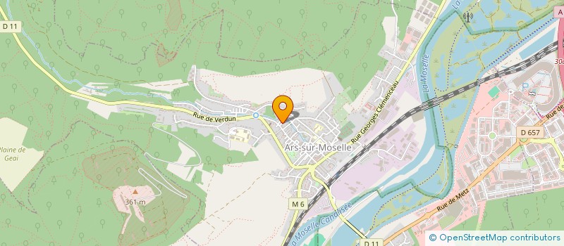 localisation de l'entreprise MONSIEUR HERVE MANGEOT  ARS-SUR-MOSELLE