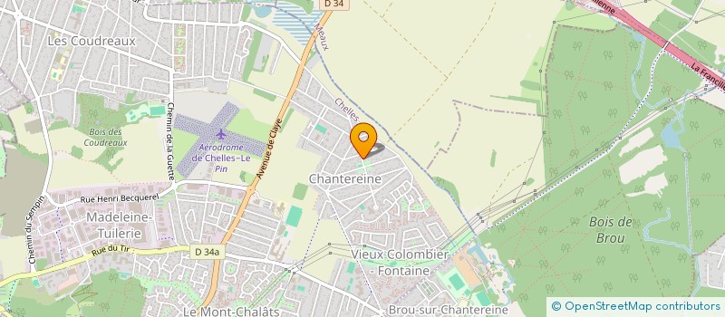 localisation de l'entreprise MONSIEUR HERVE MANIGOT  CHELLES