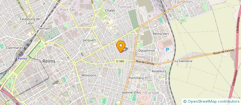 localisation de l'entreprise MONSIEUR HERVE MANSION  REIMS